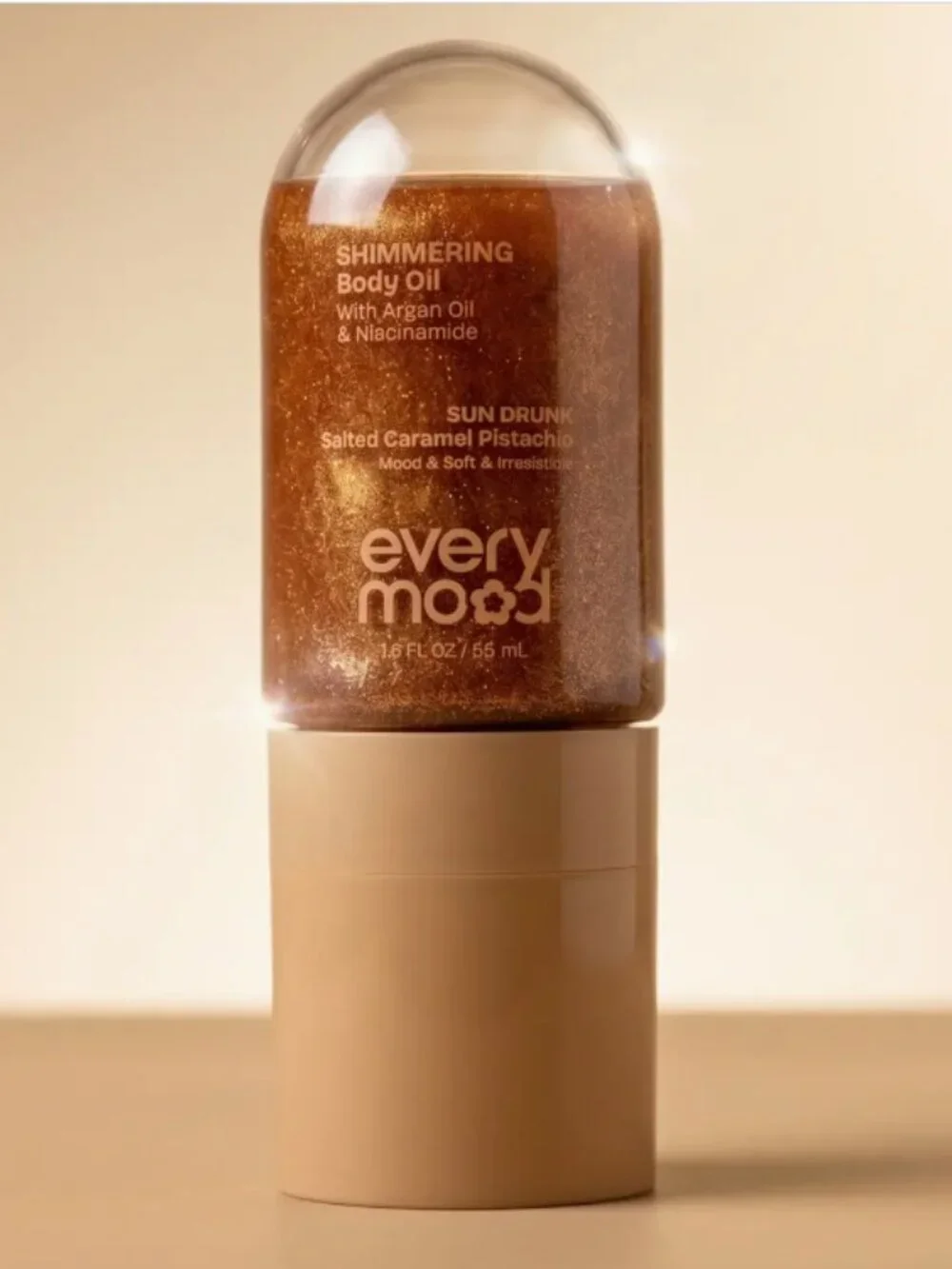 Every Mood Shimmering Body Oil-Sun Drunk Salted Caramel Pistachio